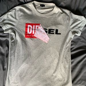 Diesel Logo T Shirt Size M